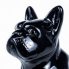 Black French Bulldog Statement Sculpture