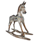 Carved Wooden Rocking Horse