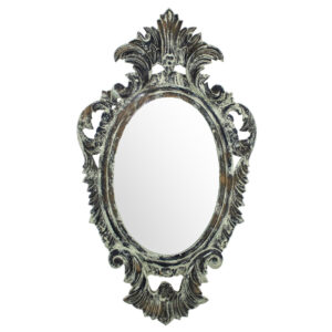 Wooden French Belle Carved Wall Mirror