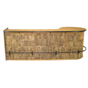 Wooden Chad Bar With Storage