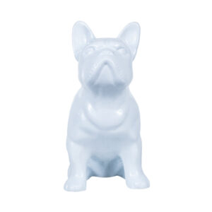 Modern White Frenchie Dog Ornament