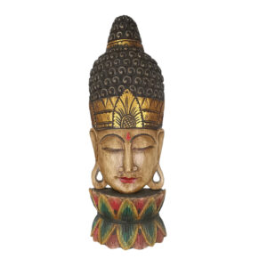 Carved Wooden Thai Buddha Mask