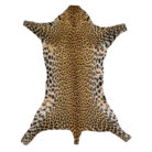 Leopard Printed Faux Hide Rug