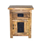 Industrial Hayloft Bedside Pedestal