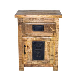 Industrial Hayloft Bedside Pedestal