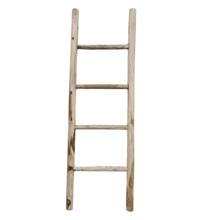 Solid teak towel rack