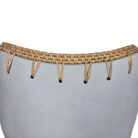 Ariana Decorative Terra and Rattan Vase