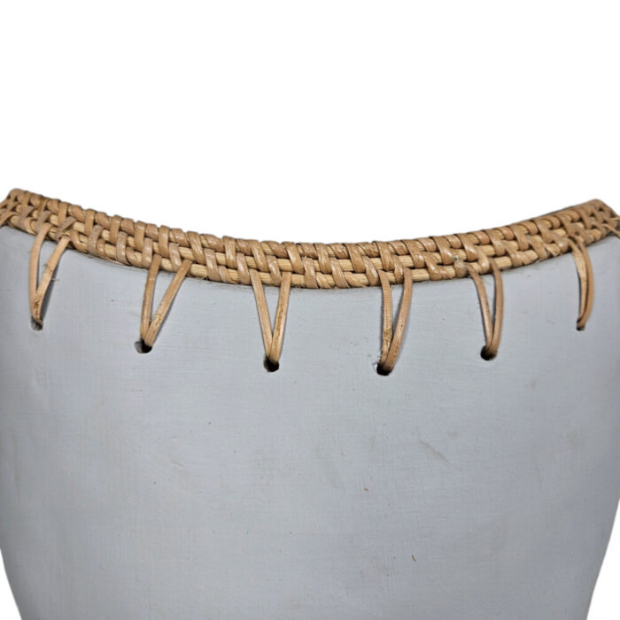 Ariana Decorative Terra and Rattan Vase Ariana Decorative Terra and Rattan Vase