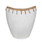 Ariana Decorative Terra and Rattan Vase