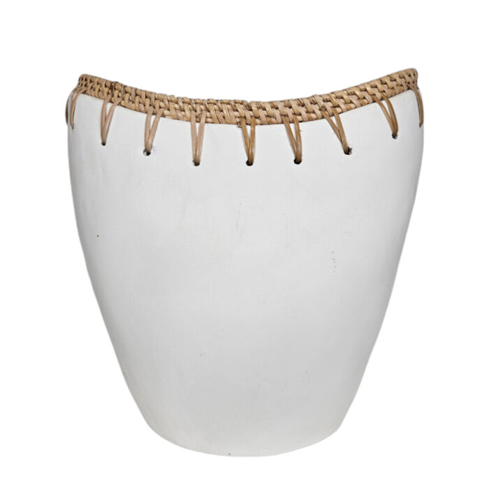 Ariana Decorative Terra and Rattan Vase Ariana Decorative Terra and Rattan Vase