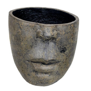 Face Pottery Planter Pot