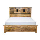 Industrial Hayloft Bed With Storage