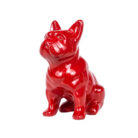Red French Bulldog Sculpture