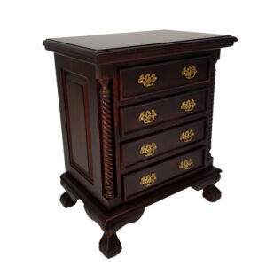Mahogany Chippendale Bedside Pedestal
