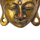 Golden Wooden Thai Buddha Mask