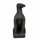Grey Cast Greyhound Dog Statue