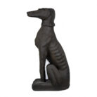 Grey Cast Greyhound Dog Statue