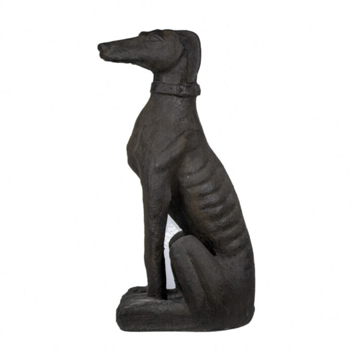 Grey Cast Greyhound Dog Statue Grey Cast Greyhound Dog Statue