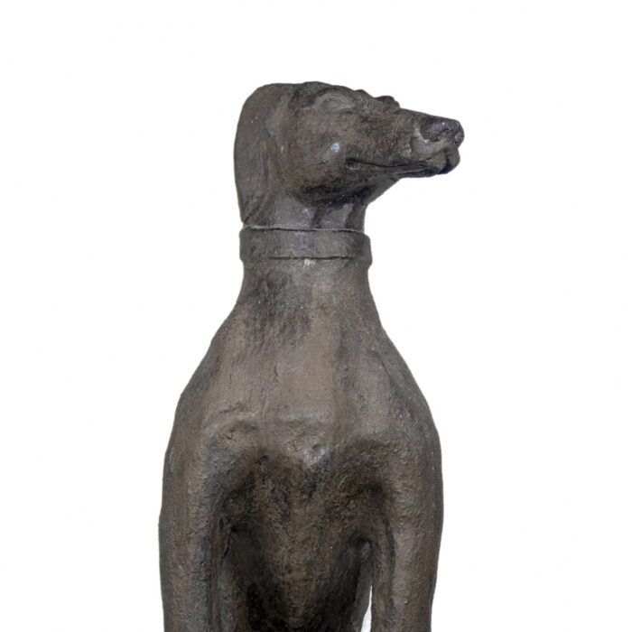Grey Cast Greyhound Dog Statue Grey Cast Greyhound Dog Statue