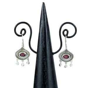 Women's Tear Drop Sterling Silver Earrings