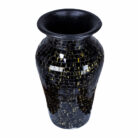 Pottery Black Mosaic Vase