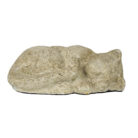 Pottery Sleeping Cat Statue