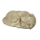 Pottery Sleeping Cat Statue