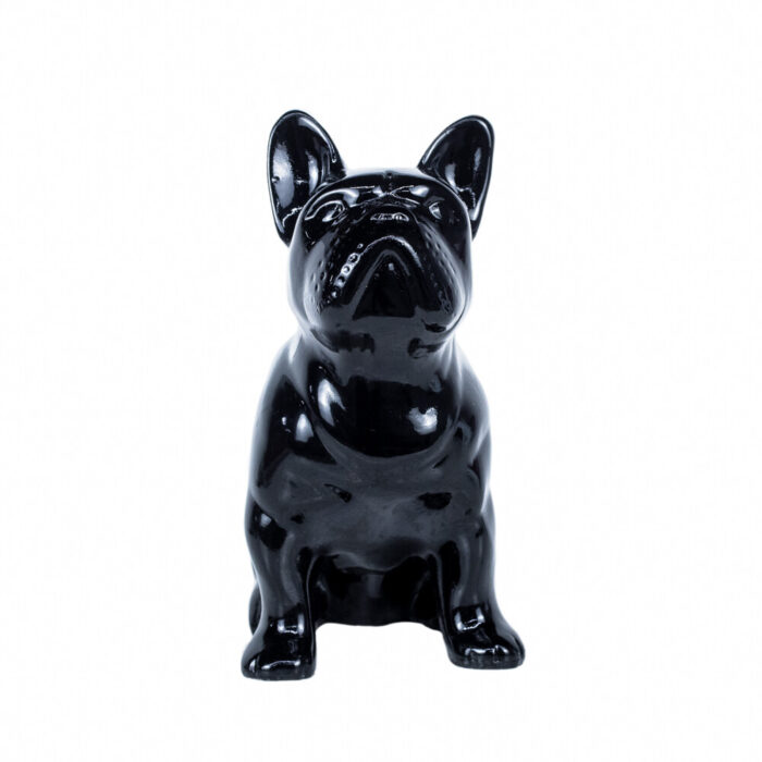 Minimal Black Bulldog Sculpture Decor Minimal Black Bulldog Sculpture Decor