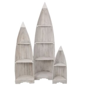 Wooden Light Weight Luna Boat Rack Display