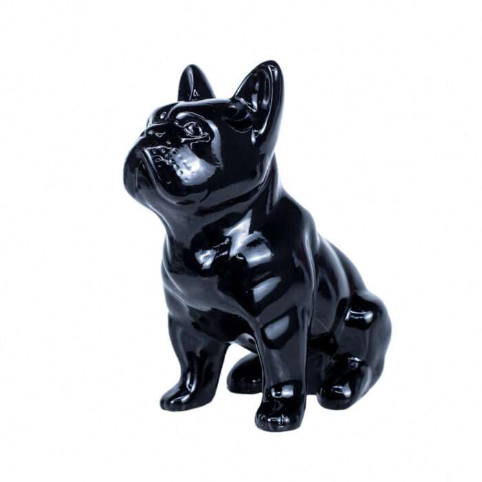 Black French Bulldog Sculpture Black French Bulldog Sculpture