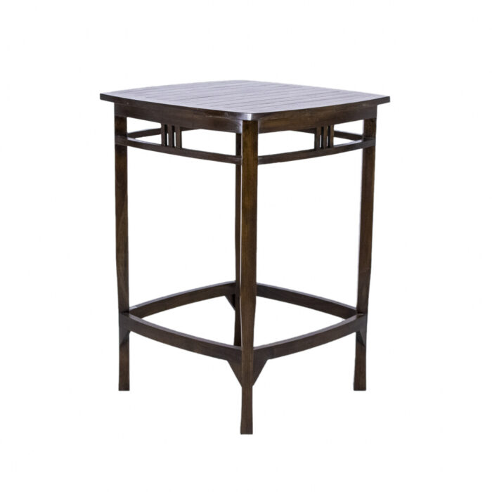Wooden Dark Stained Carlo Bar Table