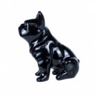 Decorative Black French Bulldog Statue
