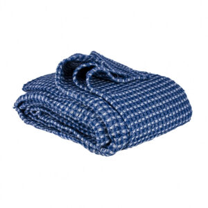 Grey Weave Cotton Throw