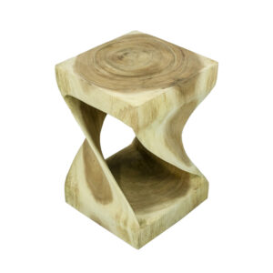 Wooden Twisted Root Side Table