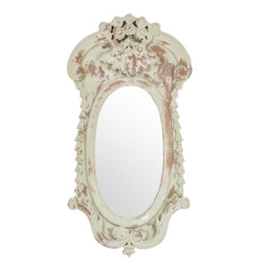 French Wooden Camille Carved Wall Mirror