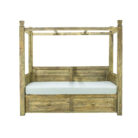 Wooden Four Poster Juliette Canopy Daybed