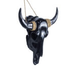 Black Tribal Buffalo Skull