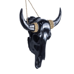 Black Tribal Buffalo Skull