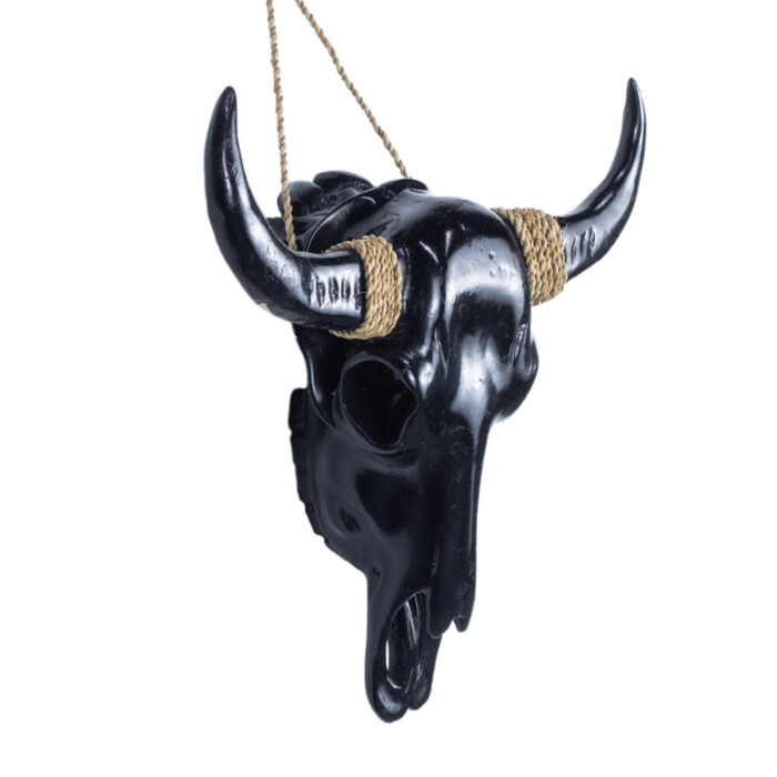 Black Tribal Buffalo Skull