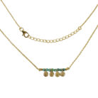 Women's Sterling Silver Turquoise Stone Necklace
