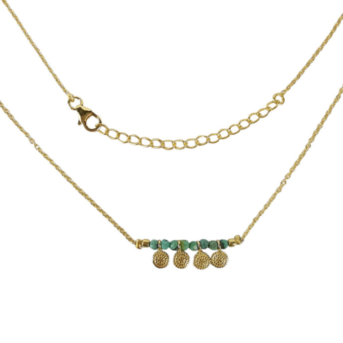 Women's Sterling Silver Turquoise Stone Necklace Women's Sterling Silver Turquoise Stone Necklace