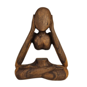 Carved Wooden Abstrak Sculpture