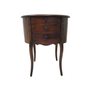 Aqua Side Table With Drawers (Large)