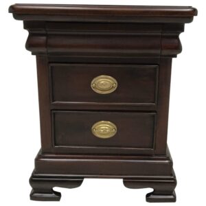 Mahogany Vanessa Low-Bedside Pedestal