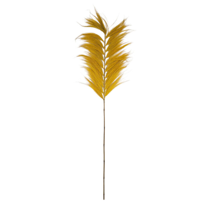 Yellow Bambu Grass Decor Stick