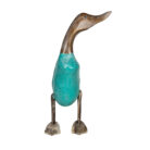Teal bamboo duck