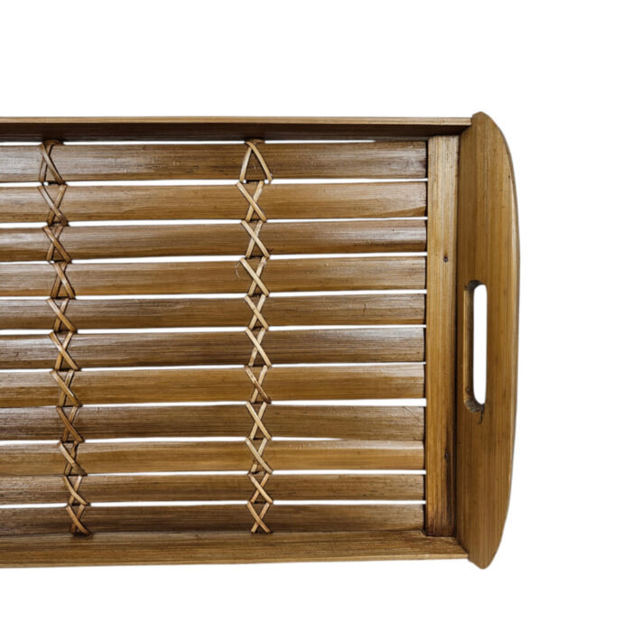 Handcrafted bamboo tray