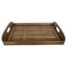 Decorative bamboo tray