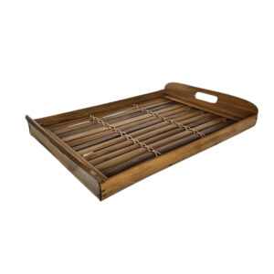 Natural bamboo tray
