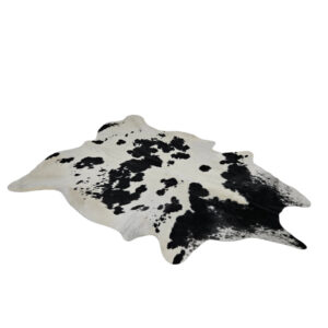 Black And White Genuine Cow Hide Rug